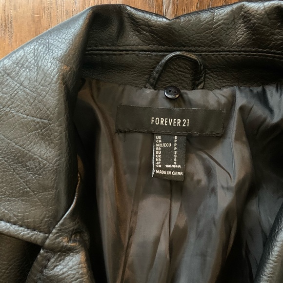 Faux Leather Moto Jacket - Picture 3 of 3